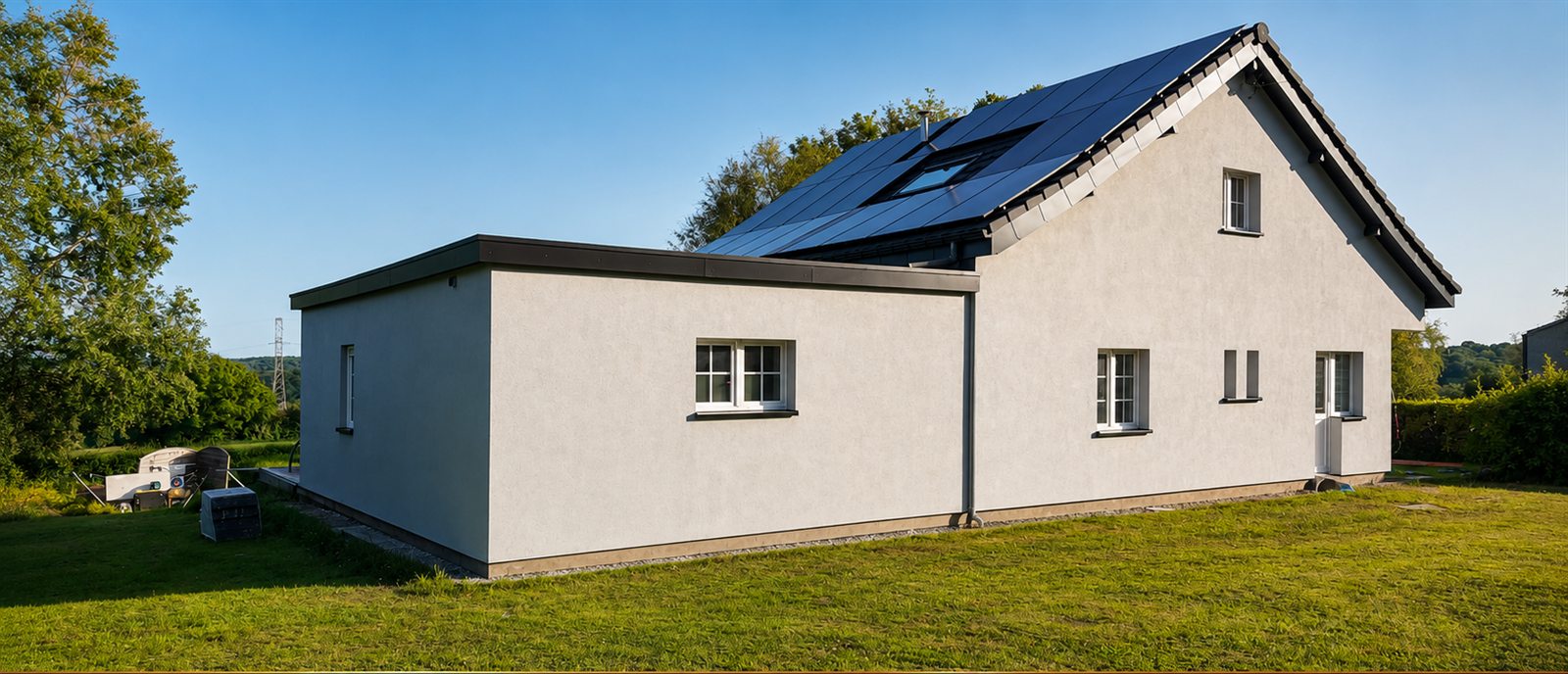 Après rénovation de façade à Neupré