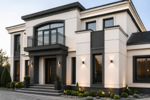 Décoration extérieure de façade réalisée par AIT Pro