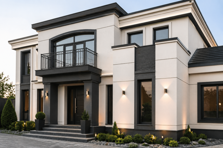 Décoration extérieure de façade réalisée par AIT Pro