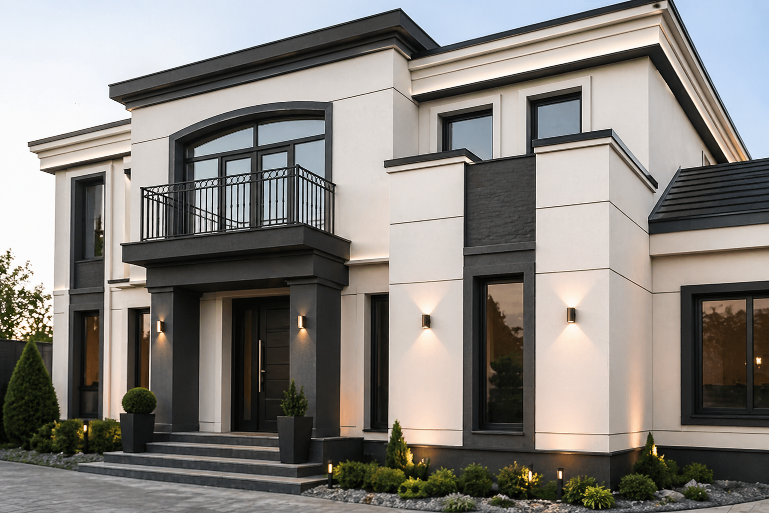 Décoration extérieure de façade réalisée par AIT Pro