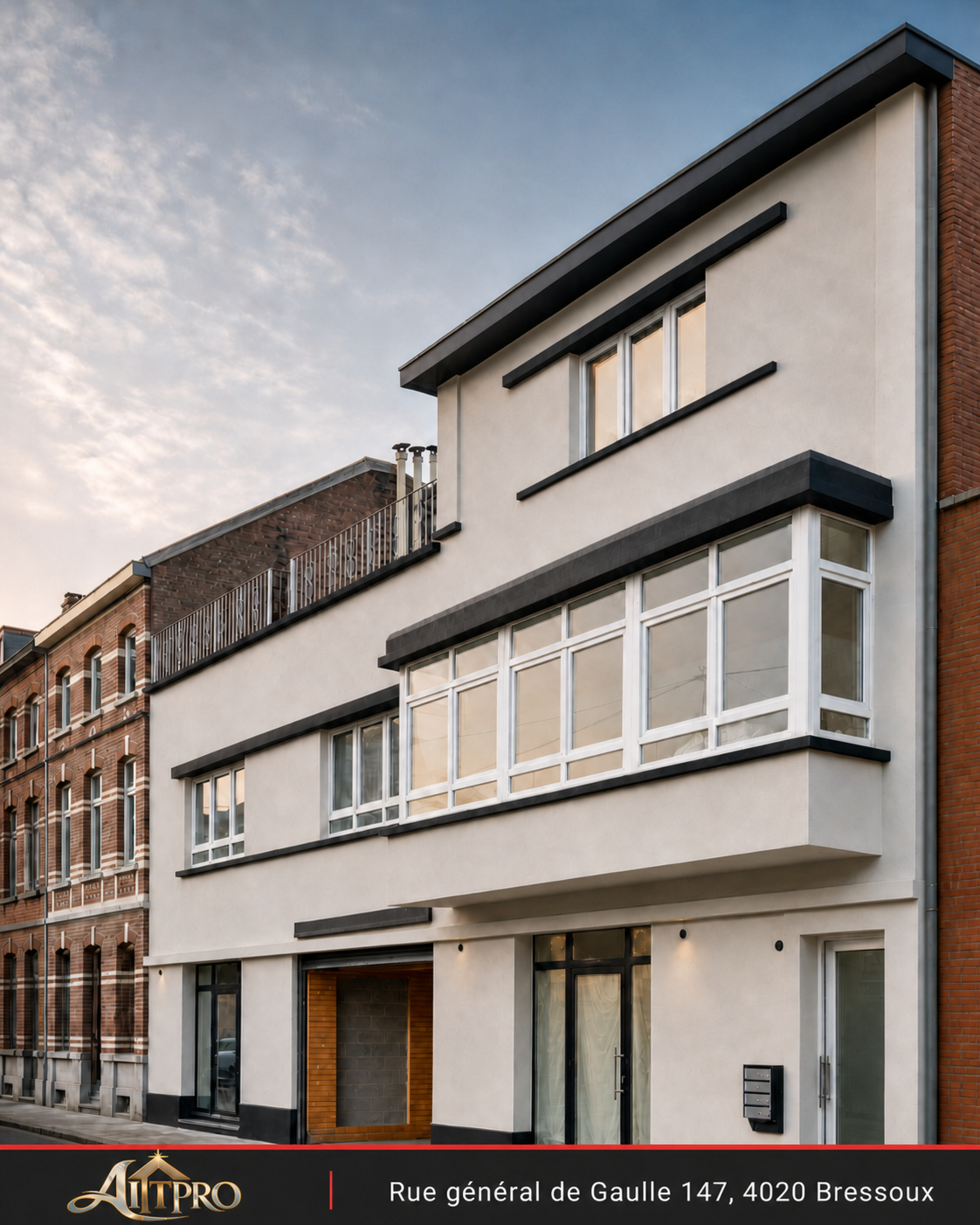 Projet de façade réalisé à Bressoux