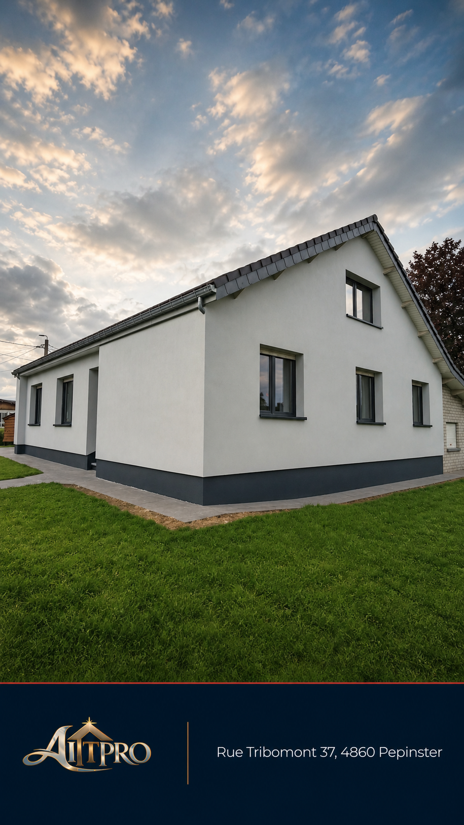 Façade modernisée à Pepinster