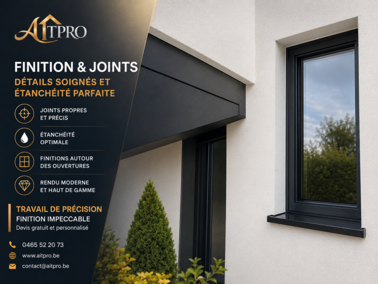 AITPRO - Finition et joints autour des fenêtres