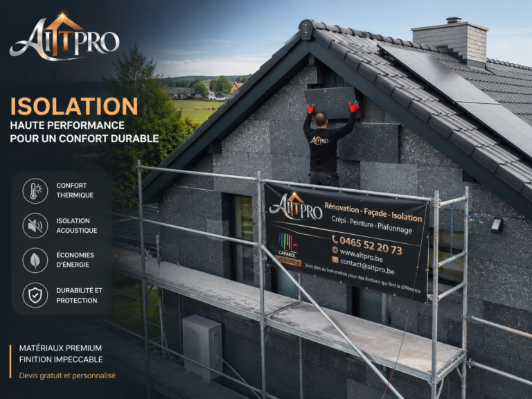 AITPRO - Isolation extérieure de façade avec panneaux isolants