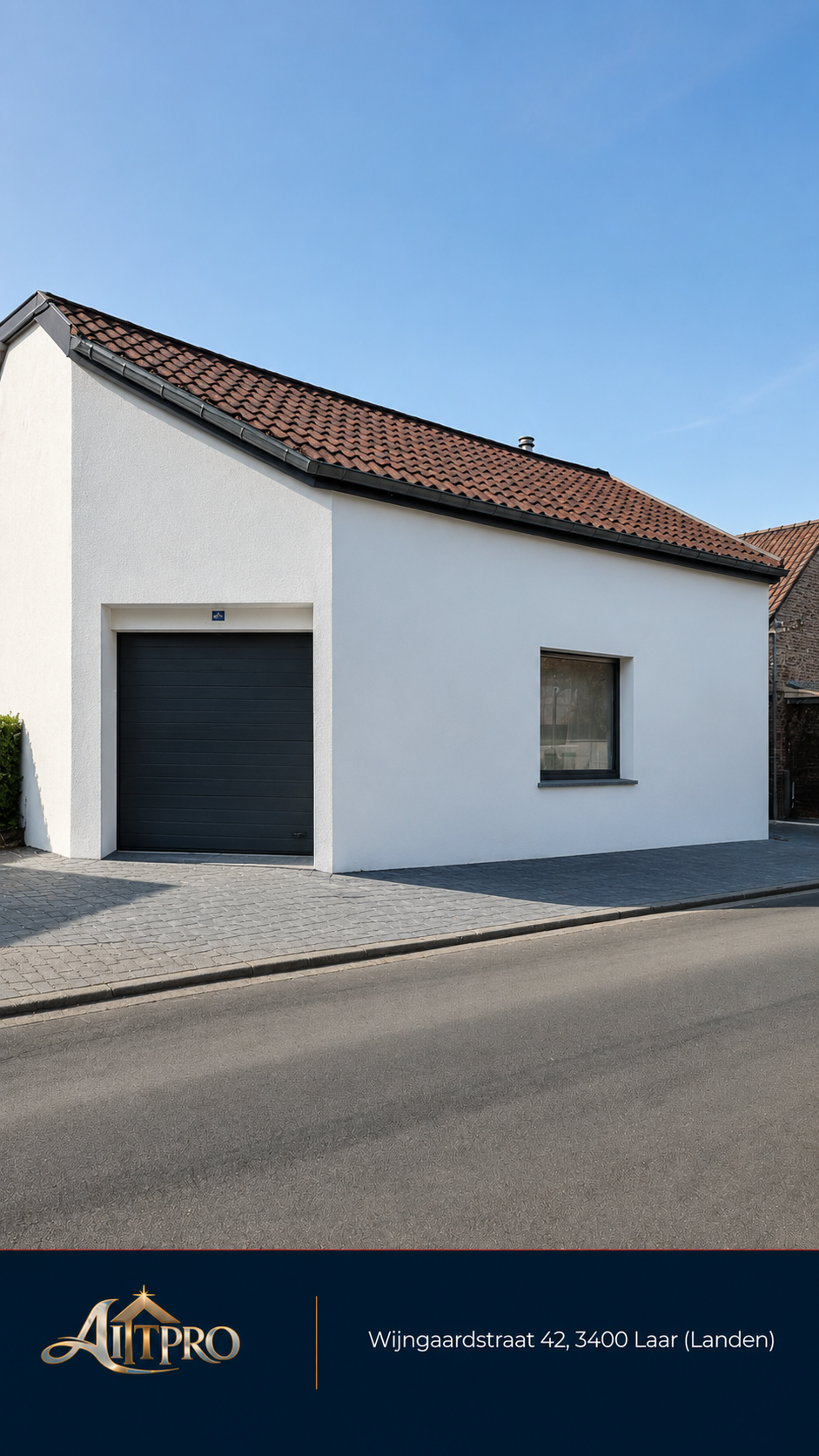 Projet de façade réalisé à Landen
